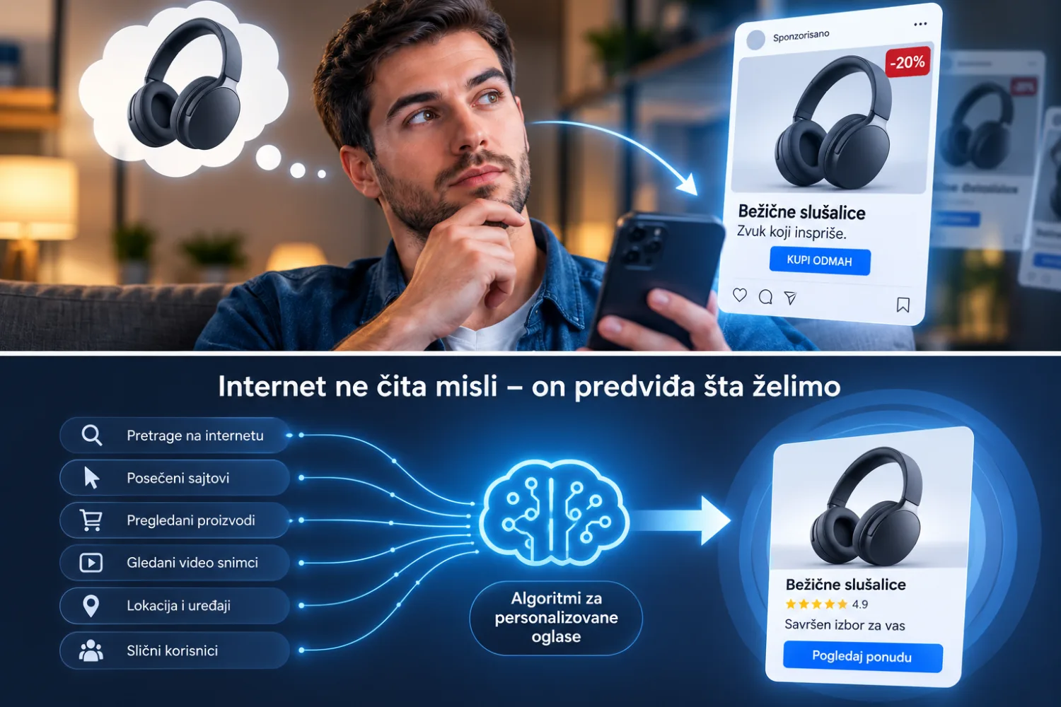 Samo sam pomislio na proizvod – kako je moguće da mi se odmah pojavila reklama?